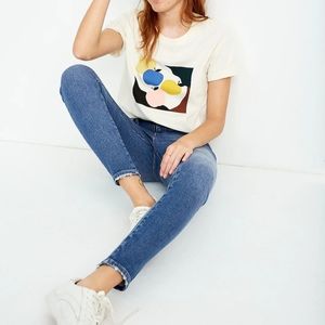 Madewell 9" Mid-Rise Skinny Jeans in Pearson Wash